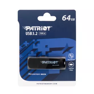 Patriot XPORTER CORE/64GB/USB 3.2/USB-A/Černá Patriot XPORTER CORE/64GB/USB 3.2/USB-A/Černá