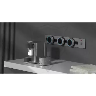 Zásuvková lišta - zápustná Viking LZ40G/230V,50Hz/40cm délka/šedá/až 5 modulů/IP20/hliník/zápustná