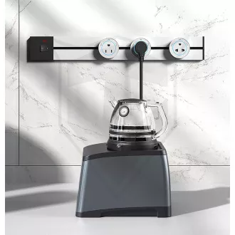 Zásuvková lišta - zápustná Viking LZ40G/230V,50Hz/40cm délka/šedá/až 5 modulů/IP20/hliník/zápustná