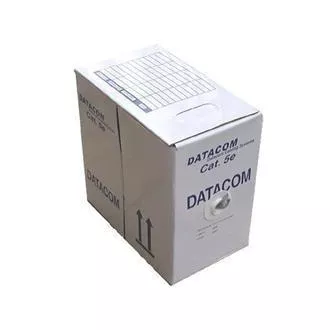 DATACOM UTP flex,Cat5e PVC,šedý,305m,lanko