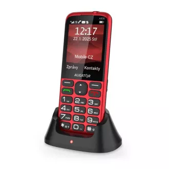 ALIGATOR A930 GPS Senior červený +st.nab. ALIGATOR A930 GPS Senior červený +st.nab.