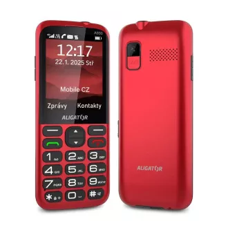 ALIGATOR A930 GPS Senior červený +st.nab. ALIGATOR A930 GPS Senior červený +st.nab.