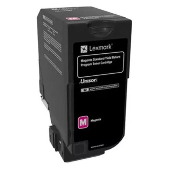 Lexmark 74C20M0 - toner, magenta (purpurový) Lexmark 74C20M0 - toner, magenta (purpurový)