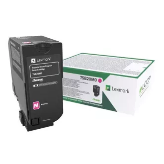 Lexmark 75B20M0 - toner, magenta (purpurový)