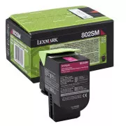 Lexmark 802S (80C2SM0) - toner, magenta (purpurový)