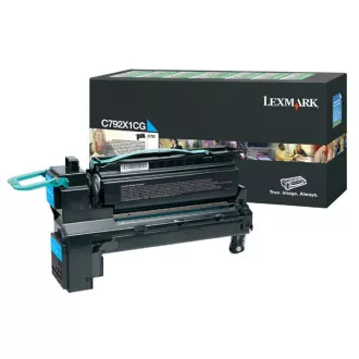 Lexmark C792X1CG - toner, cyan (azurový) Lexmark C792X1CG - toner, cyan (azurový)