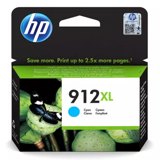 HP 912-XL (3YL81AE) - cartridge, cyan (azurová) HP 912-XL (3YL81AE) - cartridge, cyan (azurová)
