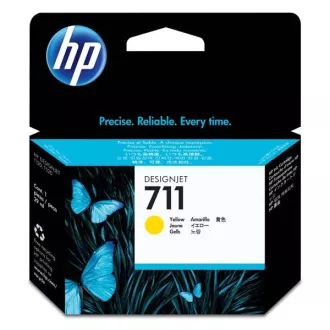 HP 711 (CZ132A) - cartridge, yellow (žlutá)