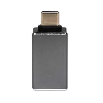 USB redukce, (3.1), USB C samec - USB A samice, kovová, DOPRODEJ