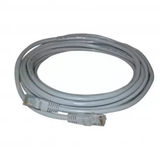 Síťový LAN kabel UTP patchcord, Cat.5e, RJ45 samec - RJ45 samec, 10 m, nestíněný, šedý, economy, DOPRODEJ Síťový LAN kabel UTP patchcord, Cat.5e, RJ45 samec - RJ45 samec, 10 m, nestíněný, šedý, economy, DOPRODEJ