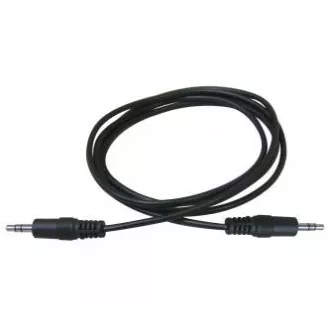Audio kabel Jack (3.5mm) samec - Jack (3.5mm) samec, 2.5m, černá, DOPRODEJ Audio kabel Jack (3.5mm) samec - Jack (3.5mm) samec, 2.5m, černá, DOPRODEJ