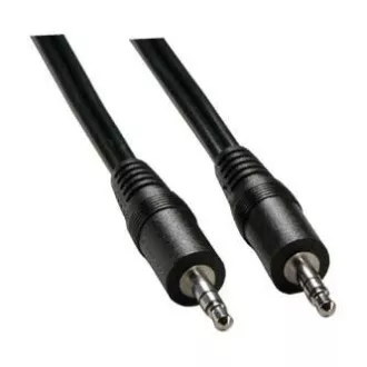 Audio kabel Jack (3.5mm) samec - Jack (3.5mm) samec, 5m, černá Audio kabel Jack (3.5mm) samec - Jack (3.5mm) samec, 5m, černá