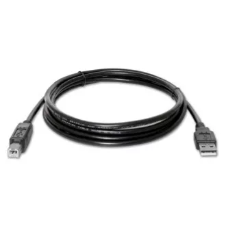 Logo USB kabel (2.0), USB A samec - USB B samec, 1.8m, černý Logo USB kabel (2.0), USB A samec - USB B samec, 1.8m, černý