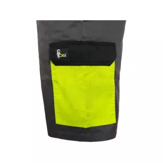 Kraťasy CXS PHOENIX ZEFYROS, pánské, šedo-žluté Kraťasy CXS PHOENIX ZEFYROS, pánské, šedo-žluté