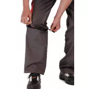 DESMAN kalhoty 2v1 šedá/oranžová