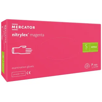 NITRYLEX MAGENTA - Nitrilové rukavice (bez pudru), 100 ks