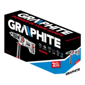 Vrtačka 58G712, elektrika (kabel), 230V, 1050W, s příklepem, 2500ot./min, Graphite - Použité Vrtačka 58G712, elektrika (kabel), 230V, 1050W, s příklepem, 2500ot./min, Graphite - Použité