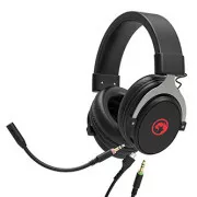 Marvo HG9052 sluchátka s mikrofonem, drátová, černá, 7.1 (virtualně), červeně podsvícená, 7.1 (virtuálně) typ USB