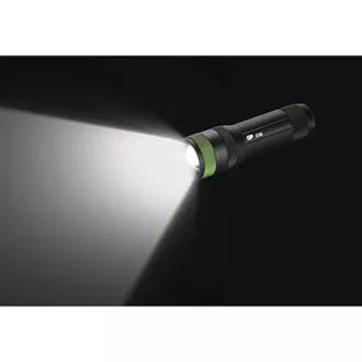LED svítilna, 3xAAA, kovová, černá, 300lm, C32